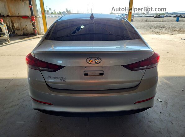 5NPD74LF5HH202187 2017 HYUNDAI ELANTRA Silver Vista trasera