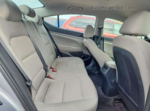 5NPD74LF5HH212640 2017 HYUNDAI ELANTRA Silver Հետևի նստատեղերի տեսք