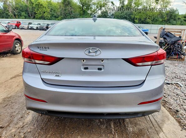 5NPD74LF5HH212640 2017 HYUNDAI ELANTRA Silver Հետևի տեսք