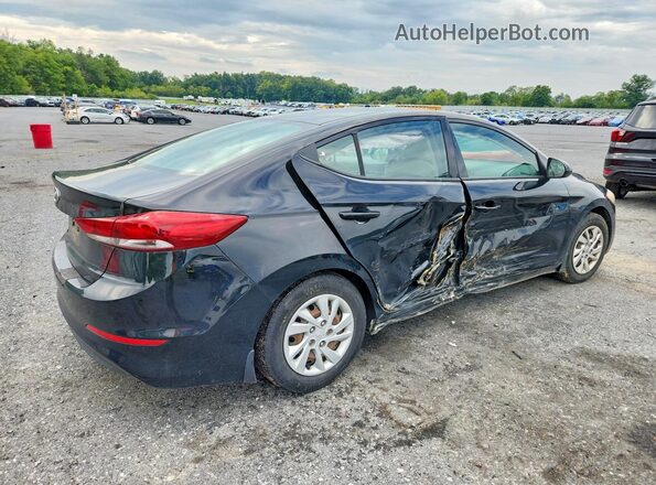 5NPD74LF5JH267935 2018 HYUNDAI ELANTRA Черный Задняя правая четверть