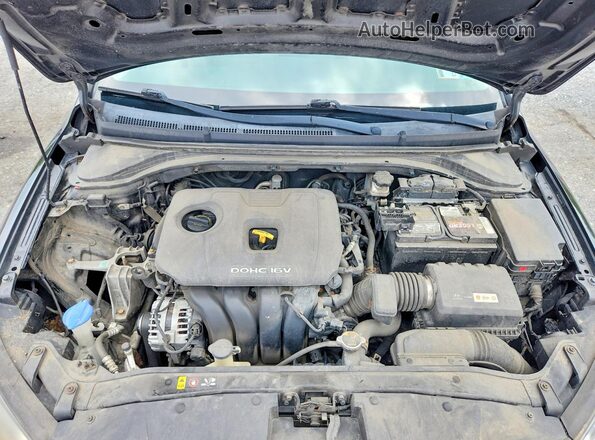 5NPD74LF5JH267935 2018 HYUNDAI ELANTRA Черный Вид задней части салона