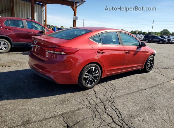 5NPD74LF5JH279986 2018 HYUNDAI ELANTRA Red Rear right