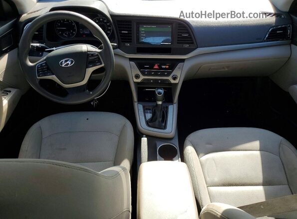 5NPD74LF5JH279986 2018 HYUNDAI ELANTRA Red Dashboard view
