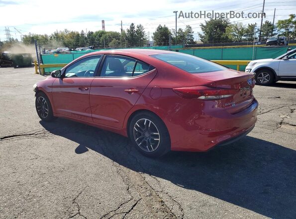 5NPD74LF5JH279986 2018 HYUNDAI ELANTRA Red Rear left