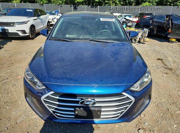 5NPD74LF5JH291037 2018 HYUNDAI ELANTRA Blue Vista frontal