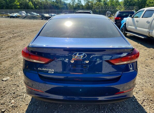 5NPD74LF5JH291037 2018 HYUNDAI ELANTRA Blue Vista trasera