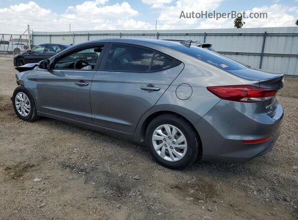 5NPD74LF5JH396564 2018 HYUNDAI ELANTRA Gray უკანა მარცხენა