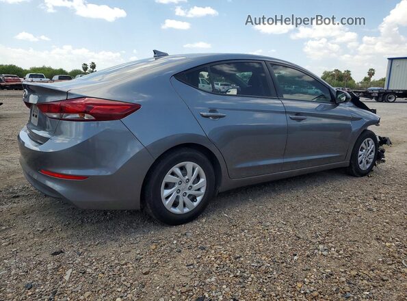 5NPD74LF5JH396564 2018 HYUNDAI ELANTRA Gray უკანა მარჯვენა