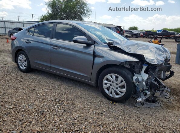5NPD74LF5JH396564 2018 HYUNDAI ELANTRA Gray წინა მარჯვენა