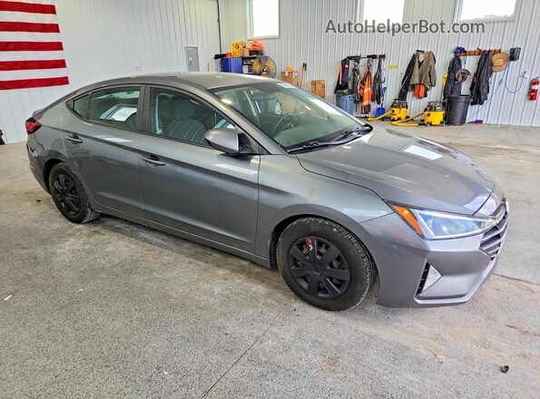 5NPD74LF5KH432626 2019 HYUNDAI ELANTRA Gray Front right