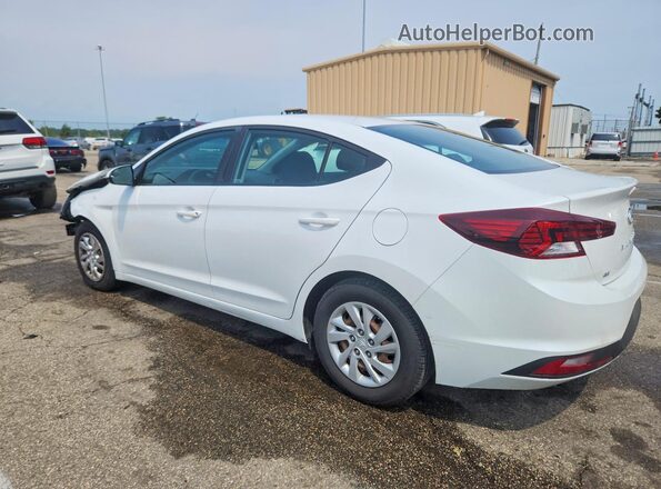 5NPD74LF5KH483835 2019 HYUNDAI ELANTRA White Հետևի ձախ