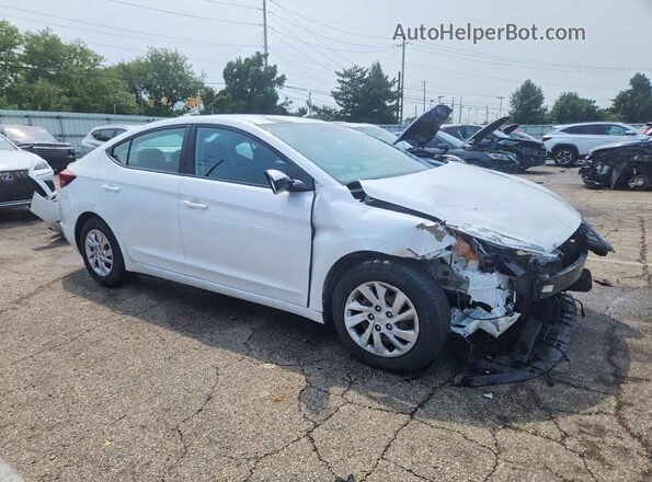 5NPD74LF5KH483835 2019 HYUNDAI ELANTRA White Առջևի աջ