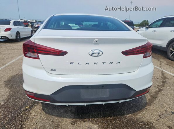 5NPD74LF5KH483835 2019 HYUNDAI ELANTRA White Հետևի տեսք