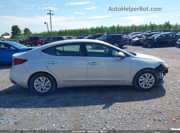 5NPD74LF5KH486170 2019 HYUNDAI ELANTRA Silver Widok zestawu wskaźników