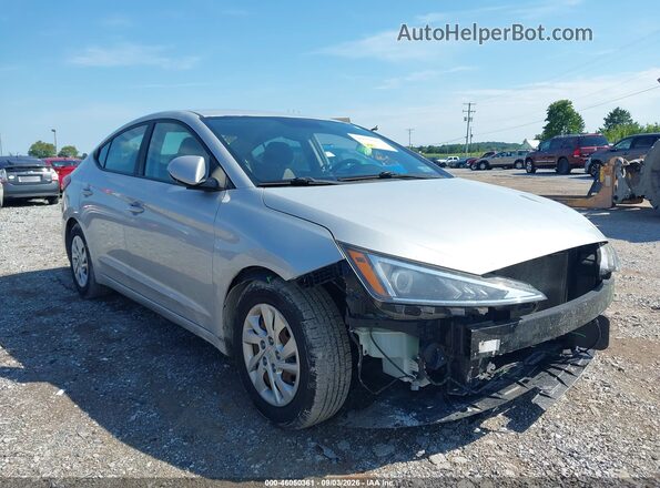 5NPD74LF5KH486170 2019 HYUNDAI ELANTRA Silver Widok z przodu