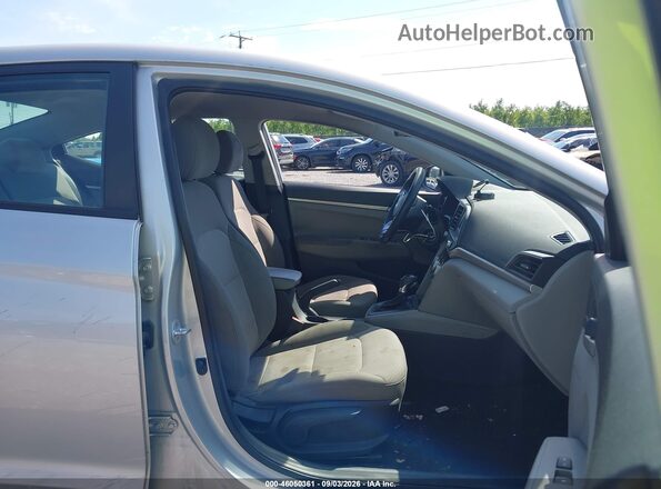 5NPD74LF5KH486170 2019 HYUNDAI ELANTRA Silver Widok wnętrza z przodu