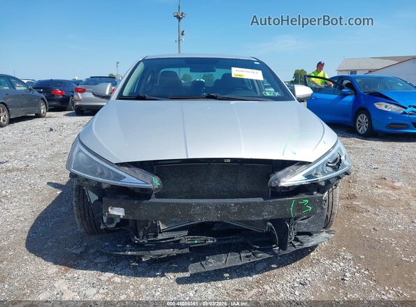 5NPD74LF5KH486170 2019 HYUNDAI ELANTRA Silver Widok deski rozdzielczej