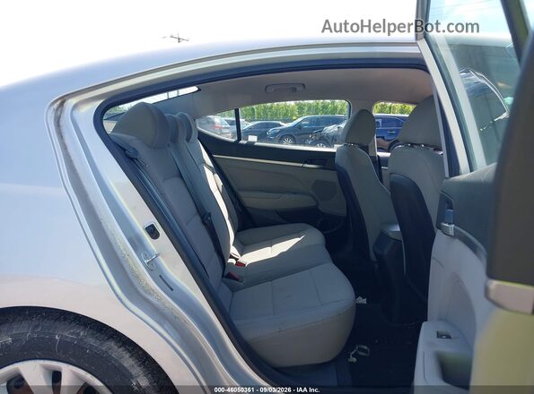 5NPD74LF5KH486170 2019 HYUNDAI ELANTRA Silver Widok naklejki z numerem VIN