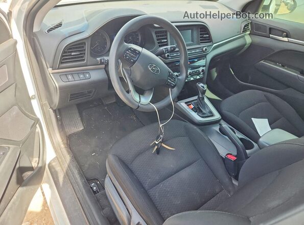 5NPD74LF5LH504250 2020 HYUNDAI ELANTRA White Widok deski rozdzielczej