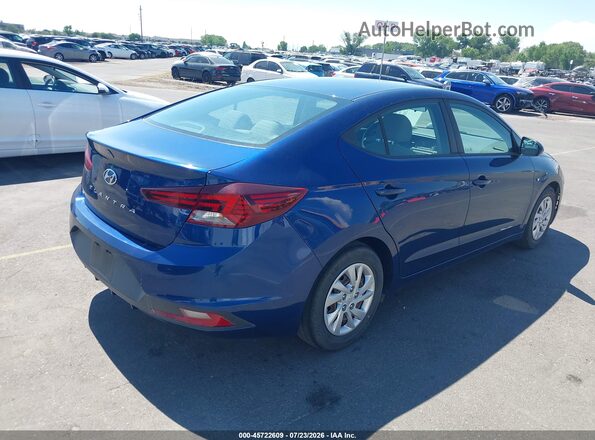 5NPD74LF5LH601500 2020 HYUNDAI ELANTRA Blue Задня права чверть