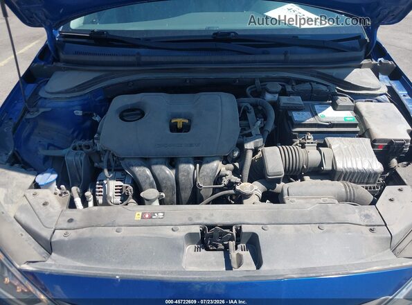 5NPD74LF5LH601500 2020 HYUNDAI ELANTRA Blue Вид ззаду