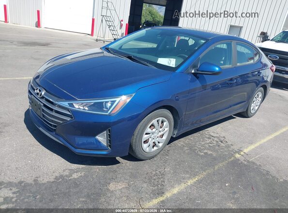 5NPD74LF5LH601500 2020 HYUNDAI ELANTRA Blue Передня ліва чверть