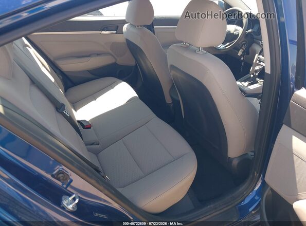 5NPD74LF5LH601500 2020 HYUNDAI ELANTRA Blue Вид наклейки з VIN-кодом