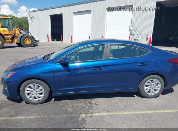 5NPD74LF5LH601500 2020 HYUNDAI ELANTRA Blue Панорамний вид салону 360°