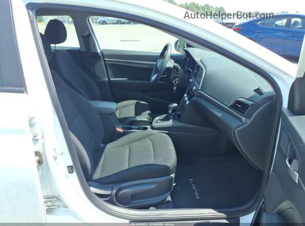 5NPD74LF5LH613260 2020 HYUNDAI ELANTRA White Widok wnętrza z przodu
