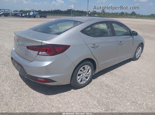5NPD74LF5LH613419 2020 HYUNDAI ELANTRA Серебряный Задняя правая четверть