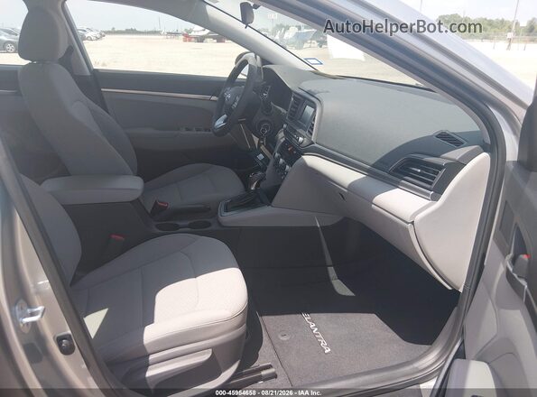 5NPD74LF5LH613419 2020 HYUNDAI ELANTRA Серебряный Вид салона спереди