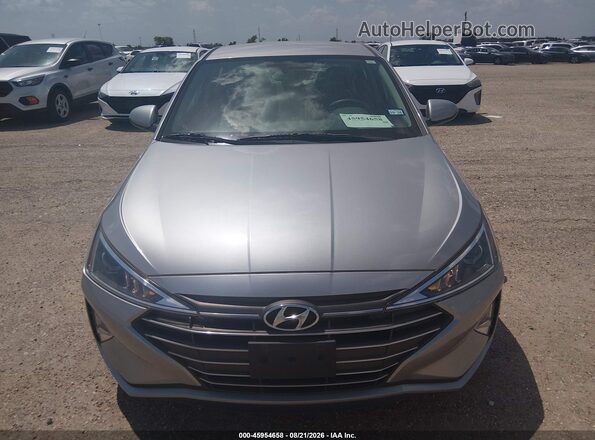5NPD74LF5LH613419 2020 HYUNDAI ELANTRA Серебряный Вид щитка приборов