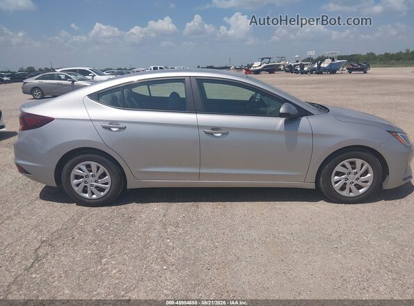 5NPD74LF5LH613419 2020 HYUNDAI ELANTRA Серебряный Вид задней части салона