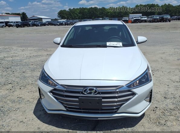 5NPD74LF5LH613792 2020 HYUNDAI ELANTRA White ხელსაწყოთა პანელის ხედი