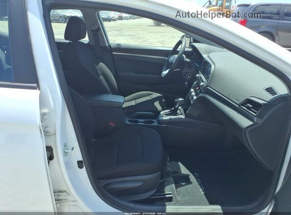 5NPD74LF5LH613792 2020 HYUNDAI ELANTRA White წინა სალონის ხედი