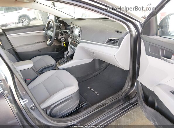5NPD74LF5LH617874 2020 HYUNDAI ELANTRA Gray წინა სალონის ხედი
