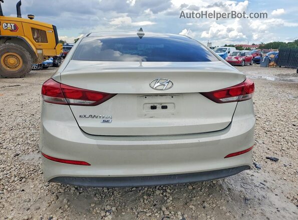 5NPD74LF6HH056754 2017 HYUNDAI ELANTRA Cream Rear view