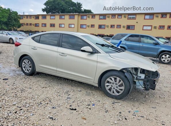5NPD74LF6HH056754 2017 HYUNDAI ELANTRA Cream Front right