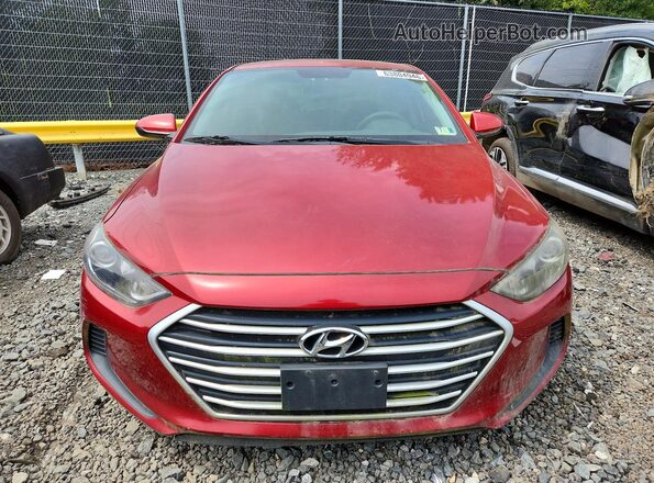 5NPD74LF6HH135714 2017 HYUNDAI ELANTRA Красный Вид сзади