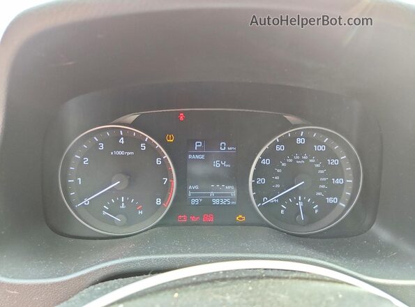5NPD74LF6HH135714 2017 HYUNDAI ELANTRA Красный Вид задних сидений
