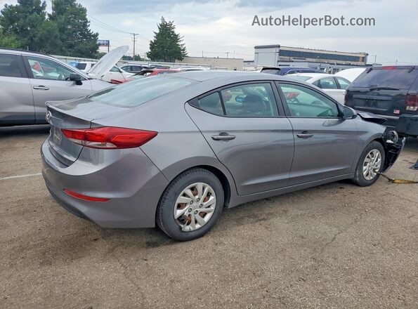 5NPD74LF6JH266163 2018 HYUNDAI ELANTRA Gray Հետևի աջ