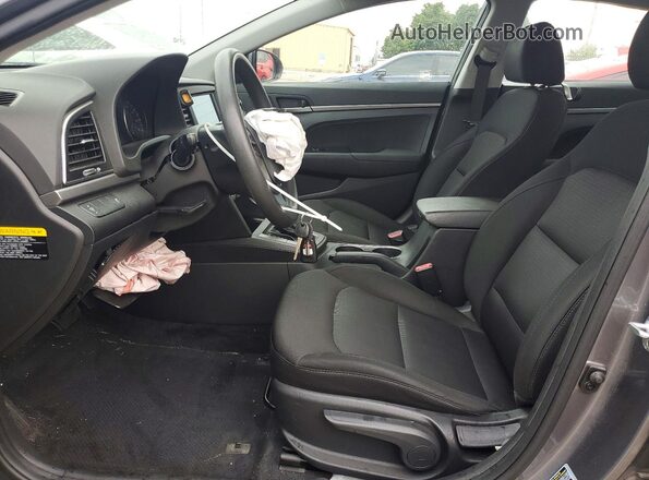 5NPD74LF6JH266163 2018 HYUNDAI ELANTRA Gray Սալոնի դիմացի տեսք