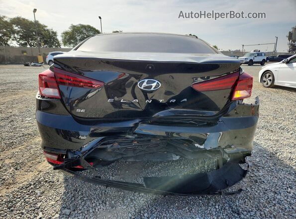 5NPD74LF6KH479647 2019 HYUNDAI ELANTRA Black უკანა ხედი