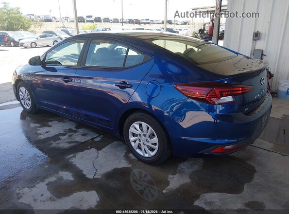 5NPD74LF6KH489420 2019 HYUNDAI ELANTRA Blue Задня ліва чверть