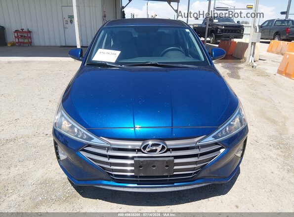 5NPD74LF6KH489420 2019 HYUNDAI ELANTRA Blue Вид спереду