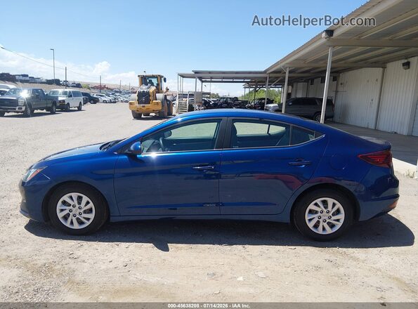 5NPD74LF6KH489420 2019 HYUNDAI ELANTRA Blue Панорамний вид салону 360°