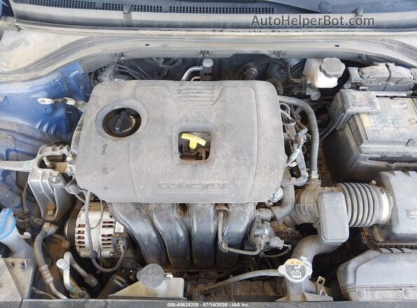 5NPD74LF6KH489420 2019 HYUNDAI ELANTRA Blue Вид ззаду