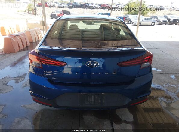 5NPD74LF6KH489420 2019 HYUNDAI ELANTRA Blue 