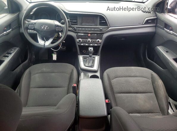 5NPD74LF6LH565042 2020 HYUNDAI ELANTRA Black წინა პანელის ხედი