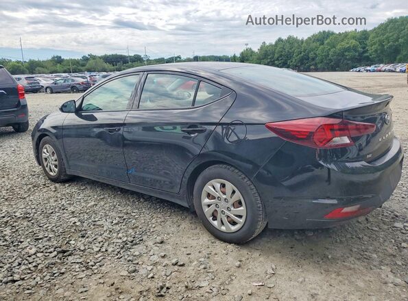 5NPD74LF6LH565042 2020 HYUNDAI ELANTRA Black უკანა მარცხენა